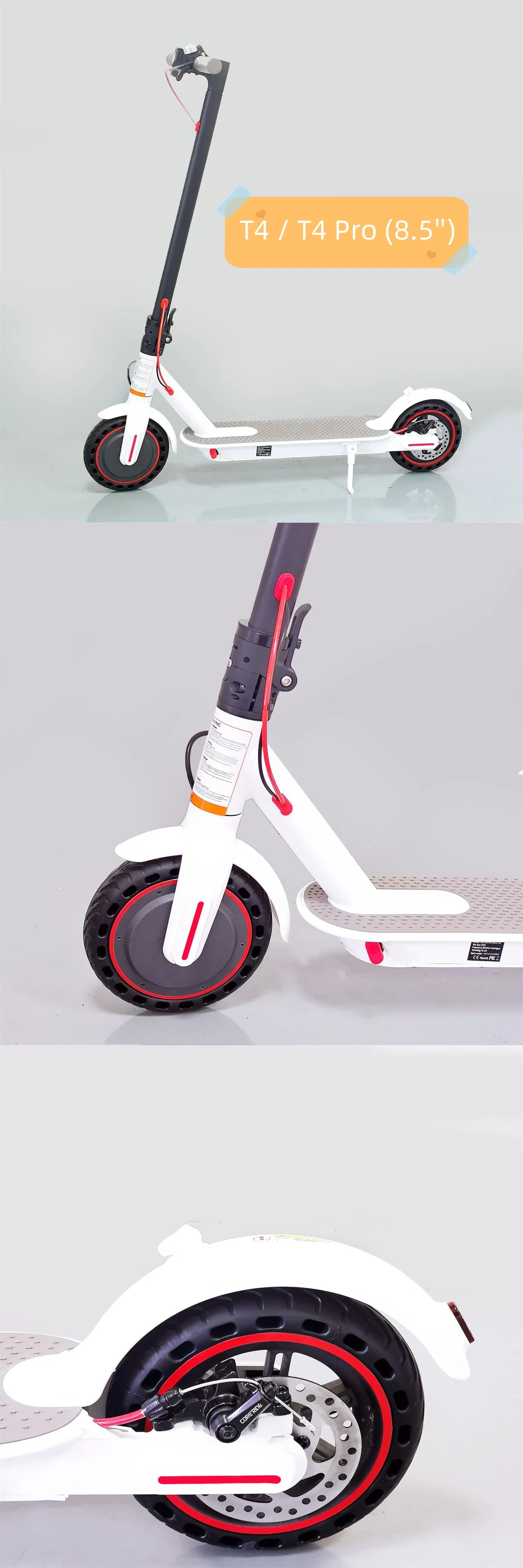 Leisure 8.5 Inch 36V 10ah 350W Foldable Portable Adult Electric Scooter