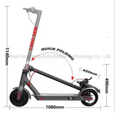 8.5 Inch Motor 250W Kick Folding Foldable Adults Electric Scooter