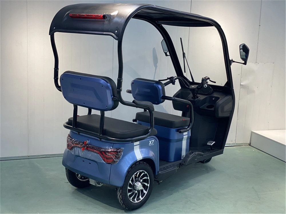 Electric Tricycle Integrated Shed with Windshield Wiper Adult Recreational Electric Car