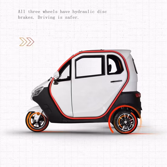Newest A5 Three Wheel 4000W Hub Motor Lithium Battery Electric Tricycle for Passenger