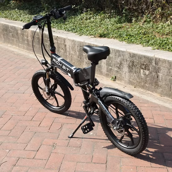 36V 7.5ah Lithium Battery Suspension Fork Adult Step Through Electric Folding E Bike