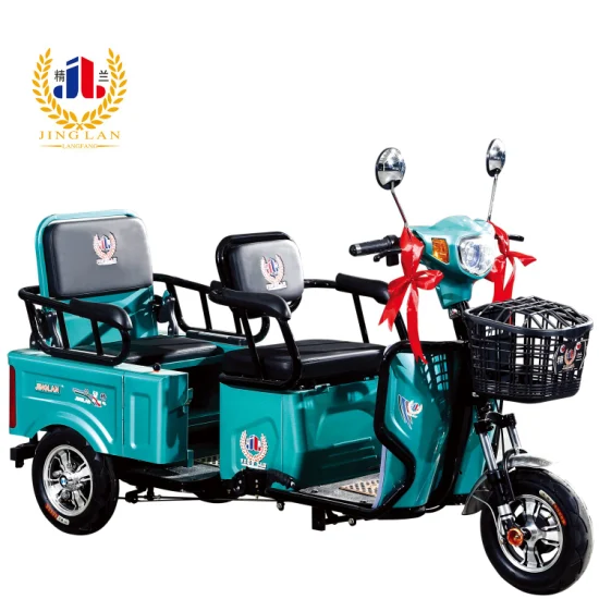 Hot-Sale Recreational Electric Tricycle Fashion E Trike in City High Quality Three Wheelers for Passenger