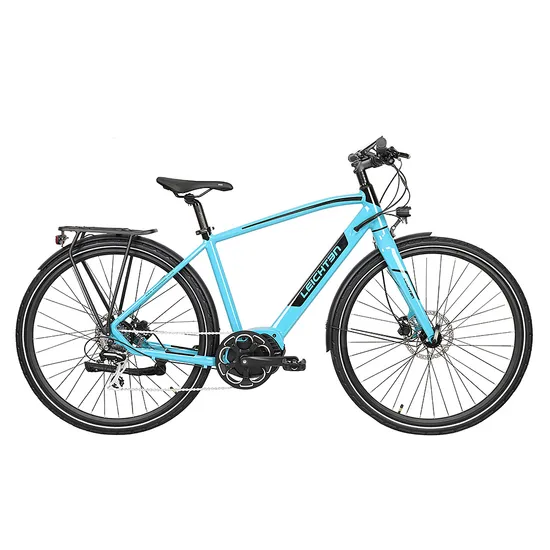 26 Inch Women Popular Riding Electric Bike 6061 Aluminium Alloy Frame Utility Road Bicycle Vinka 36V 250W MID Drive Set Motor Ebike