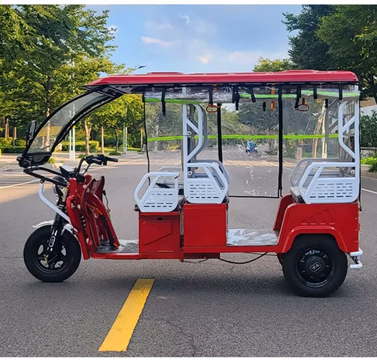 China Factory Electric Rickshaw Adult Passenger Tricycle Tuk Tuk