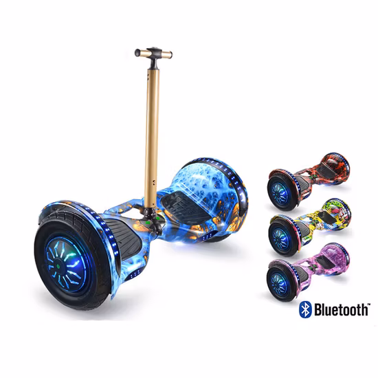 Cheap 6.5 Inch Galaxy Purple Electric Scooters LED Self Balancing Scooter for Kids Balance Hoverboard